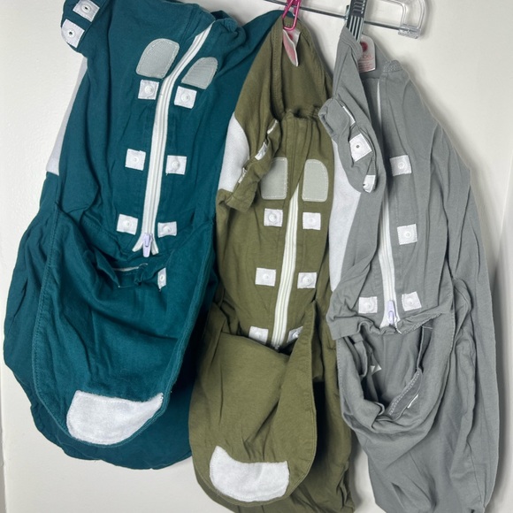 Embé 2-Way Swaddle Sack Lot of 3 Newborn Baby Sleep Swaddles Cotton - Picture 6 of 7